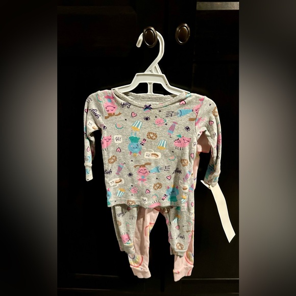 Carter's Other - 🔥NWT Girls Carter’s 4pc pajama tops & pants set